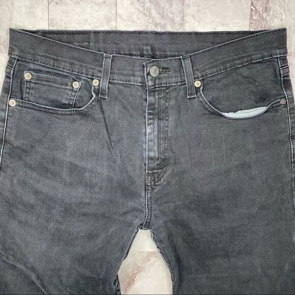 LEVI’S Black Mid-Rise Skinny Denim Jeans - Size 32 - Picture 10 of 10